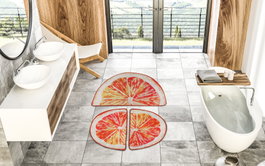 Mijölnir Greyfurt Djt Juego de alfombrillas de baño de 3 piezas Multicolor